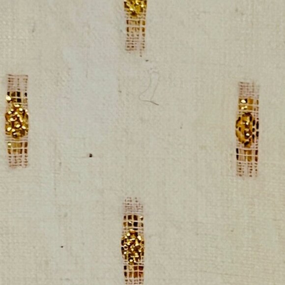 Miss Pimpante Women's JOE Pants Wide Leg Flare Bottom Lurex Details Cream M NWT - Picture 13 of 16